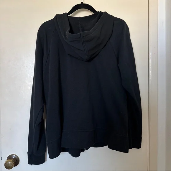 Nike Black Full-Zip Hoodie with side slits - Picture 5 of 5